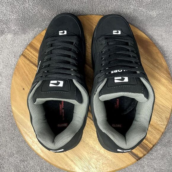 NEW Globe Tilt Skate Shoes Sneakers Fat Tongue Y2K Black/Black TPR Men's Size 13 - Picture 7 of 9